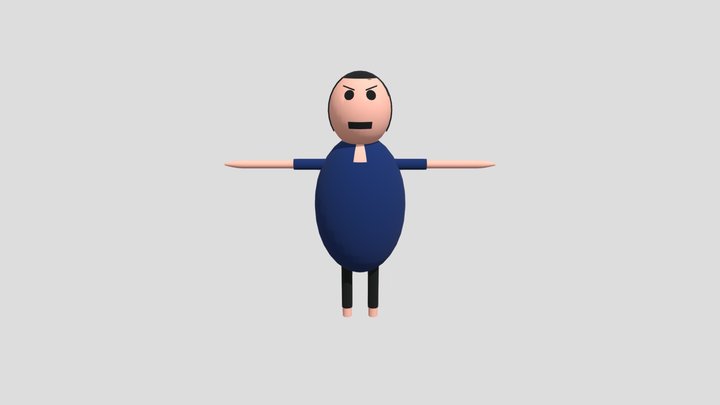 low poly yt character