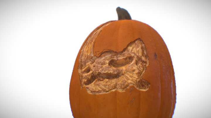 Carved Pumpkin 3D Model