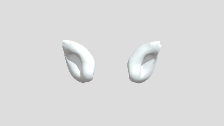 Werewolf Ears 3D Model