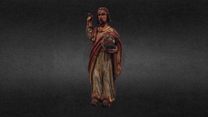 Chrystus Błogosławiący 3D Model
