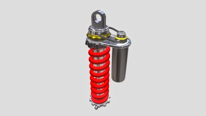 SHOCK ABSORBER FBX 3D Model