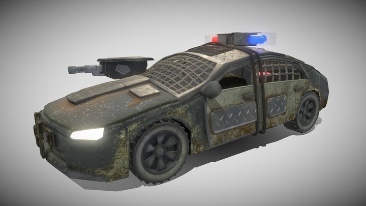First Mid Poly Car -  Image Campus 3D Model