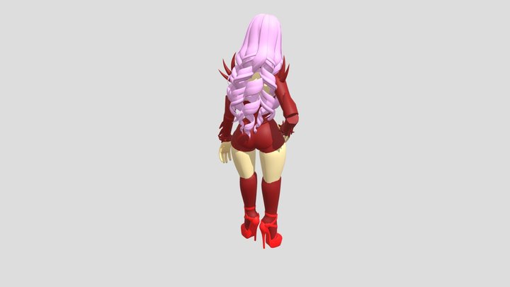 Lady Gaga Pose 3D Model