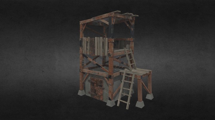 Watch tower 3D Model