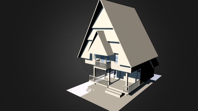 Rumah Tambi Kontemporer 3D Model