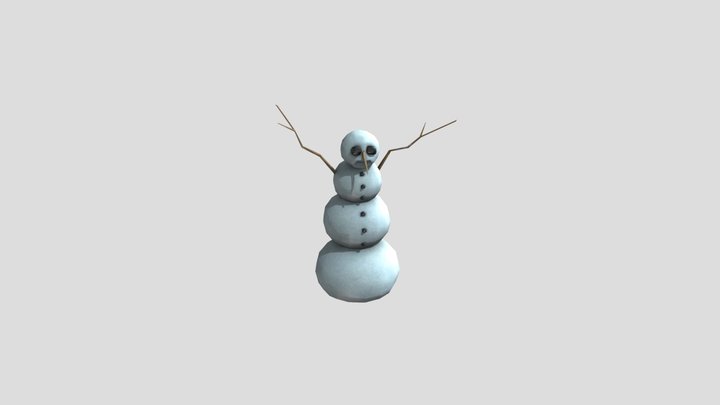 Gorilla Tags Giant Snowman (2022) 3D Model