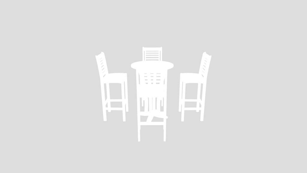 Wooden Bar Table Set