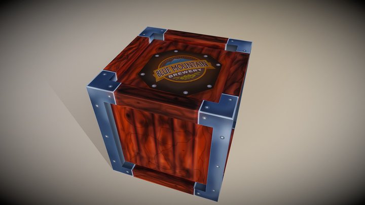 Crate 2 3D Model