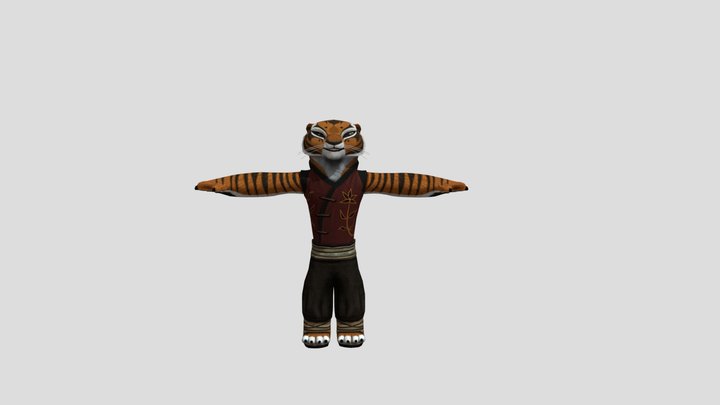 Kung-fu-panda-tigress 3D Model