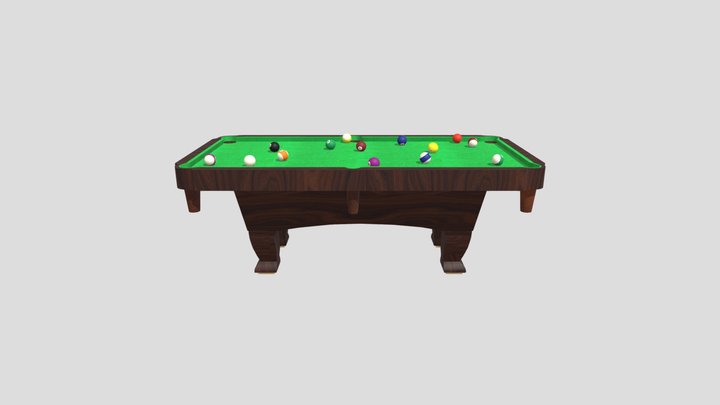 Pooltable 3D Model