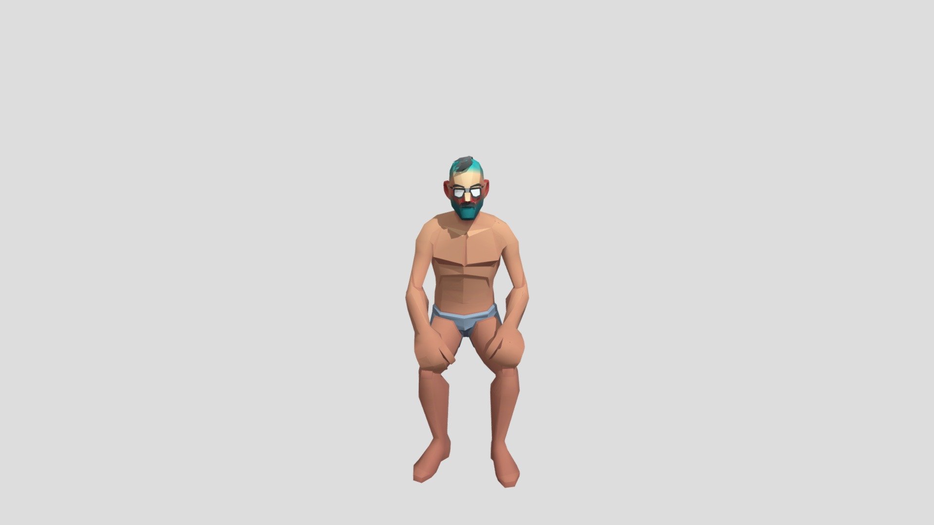 Undearwear Man - Sitting Idle
