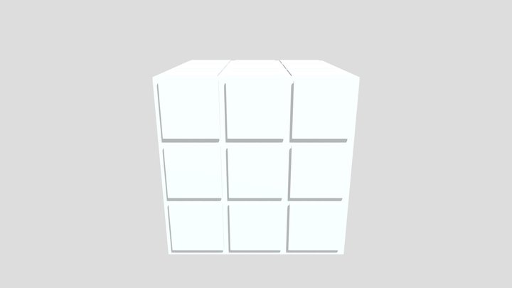 Rubik's Cube 3D Model