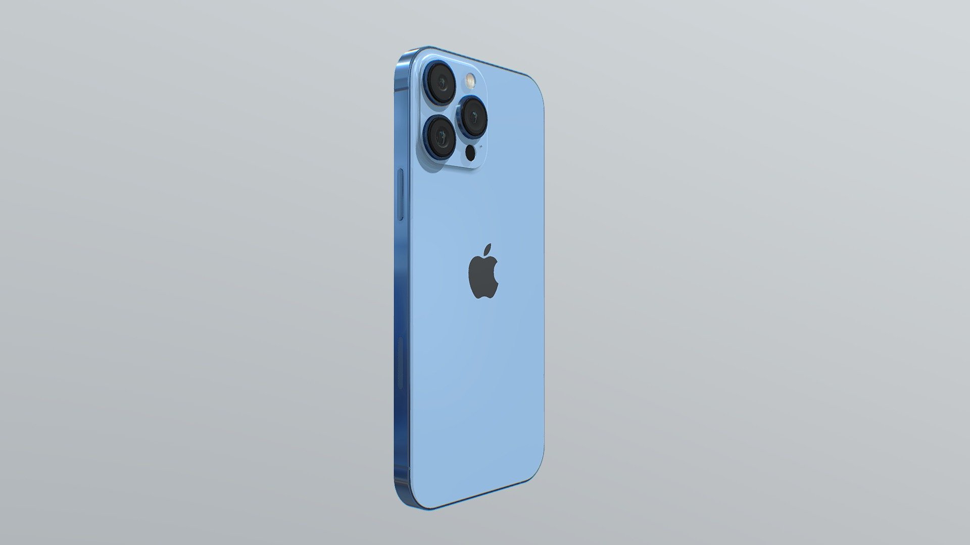 Iphone 13 Pro Max Sierra Blue - Buy Royalty Free 3D model by