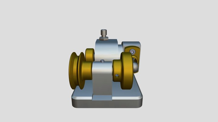 moteur pneumatique 3D Model