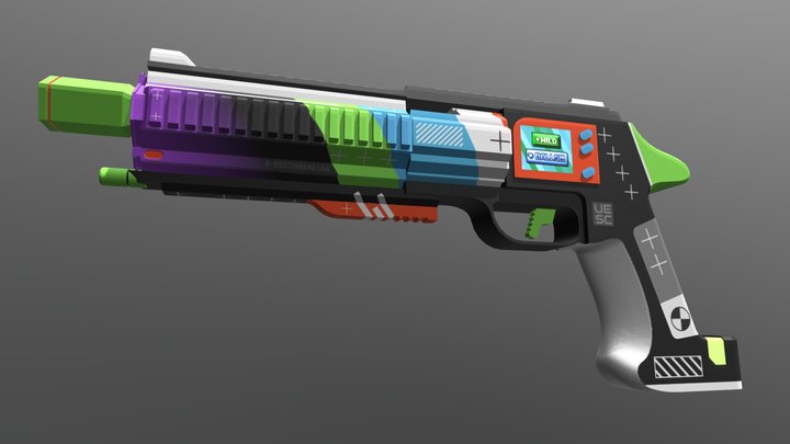 Marathon Revolver 3D Model