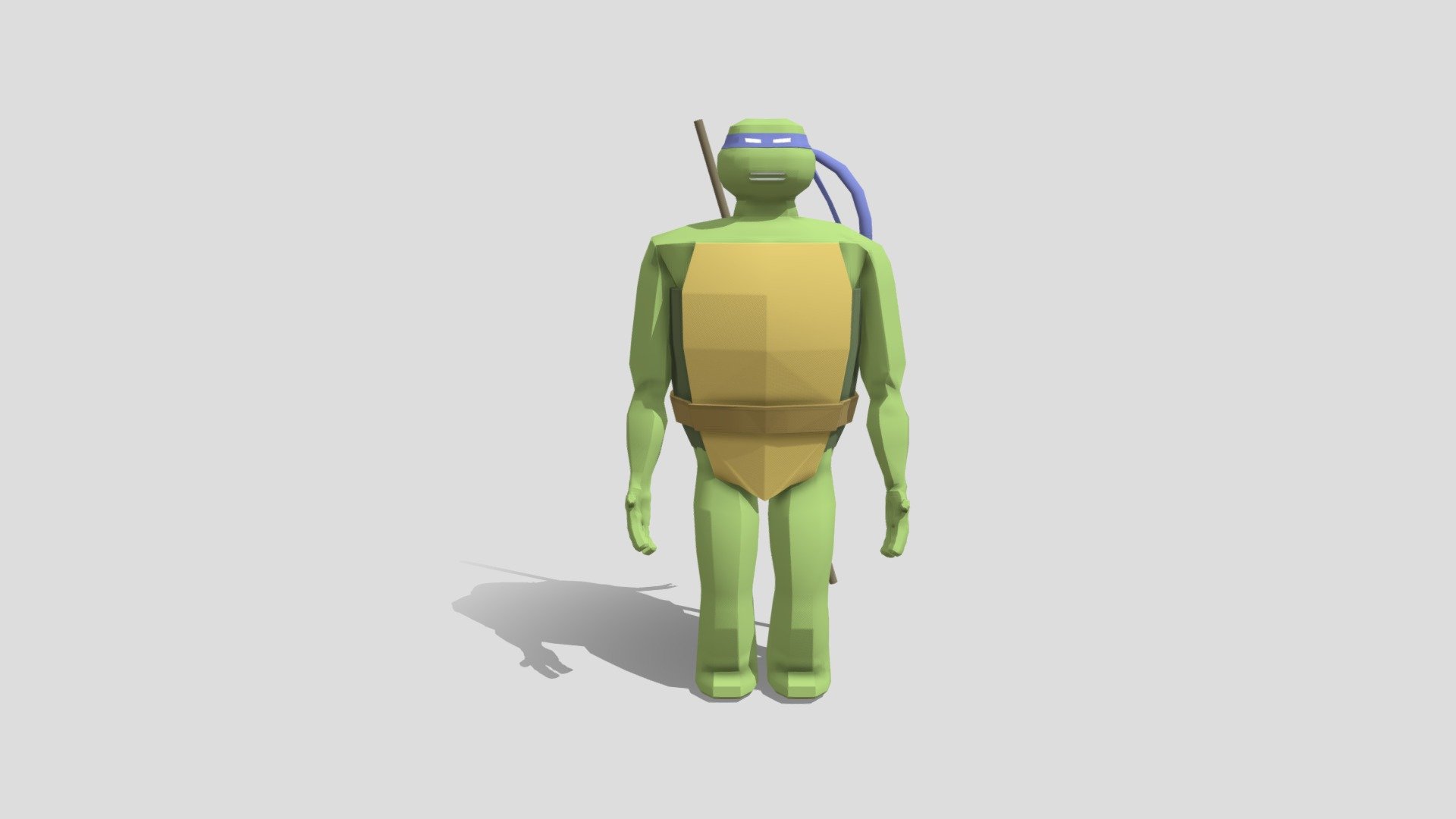Donatello - Low Poly Character Assignment