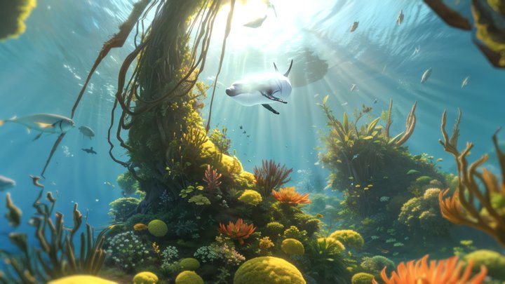 Skybox | Underwater Ocean World 3D Model