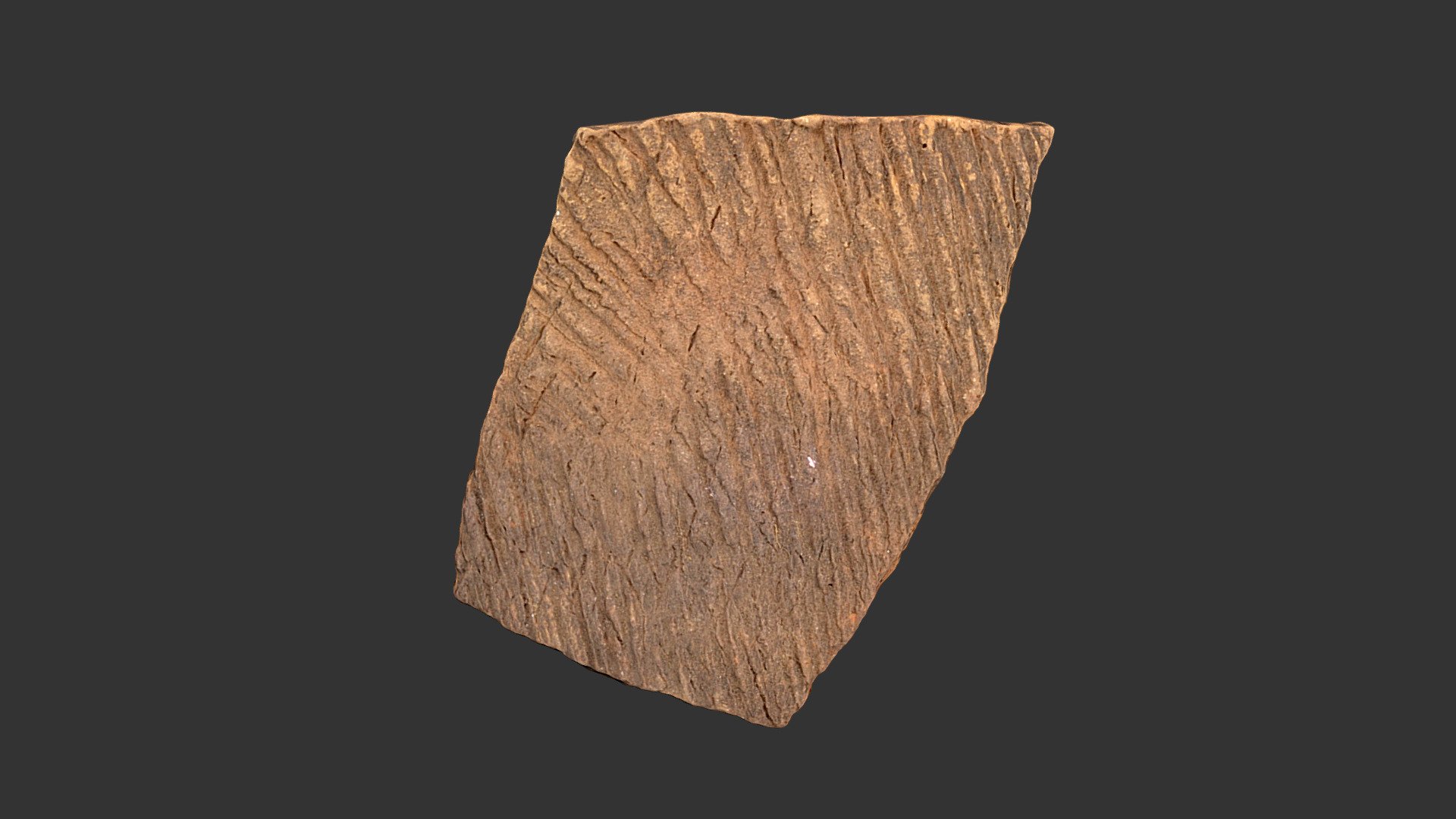 Clement Cord Marked Rimsherd (619p772-1)