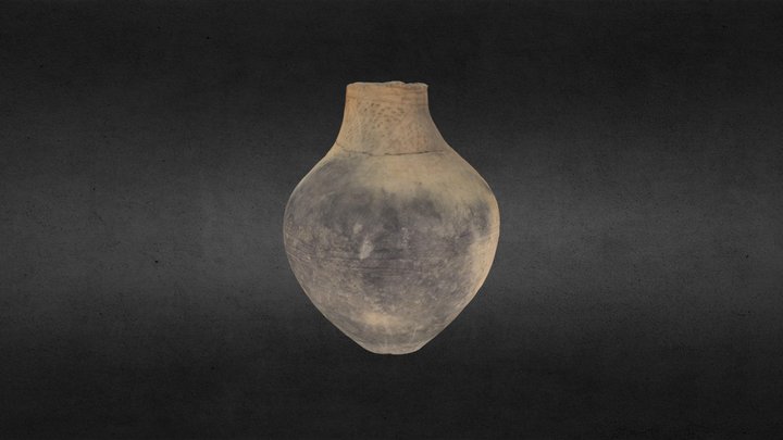 本学谷東遺跡出土　弥生土器（壺形土器）　Hongakuya-higahi site 3D Model