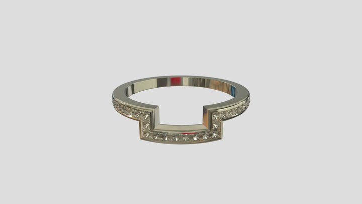 AHR020 goldring wedding engagement luxury – Modèle 3D gratuit STL