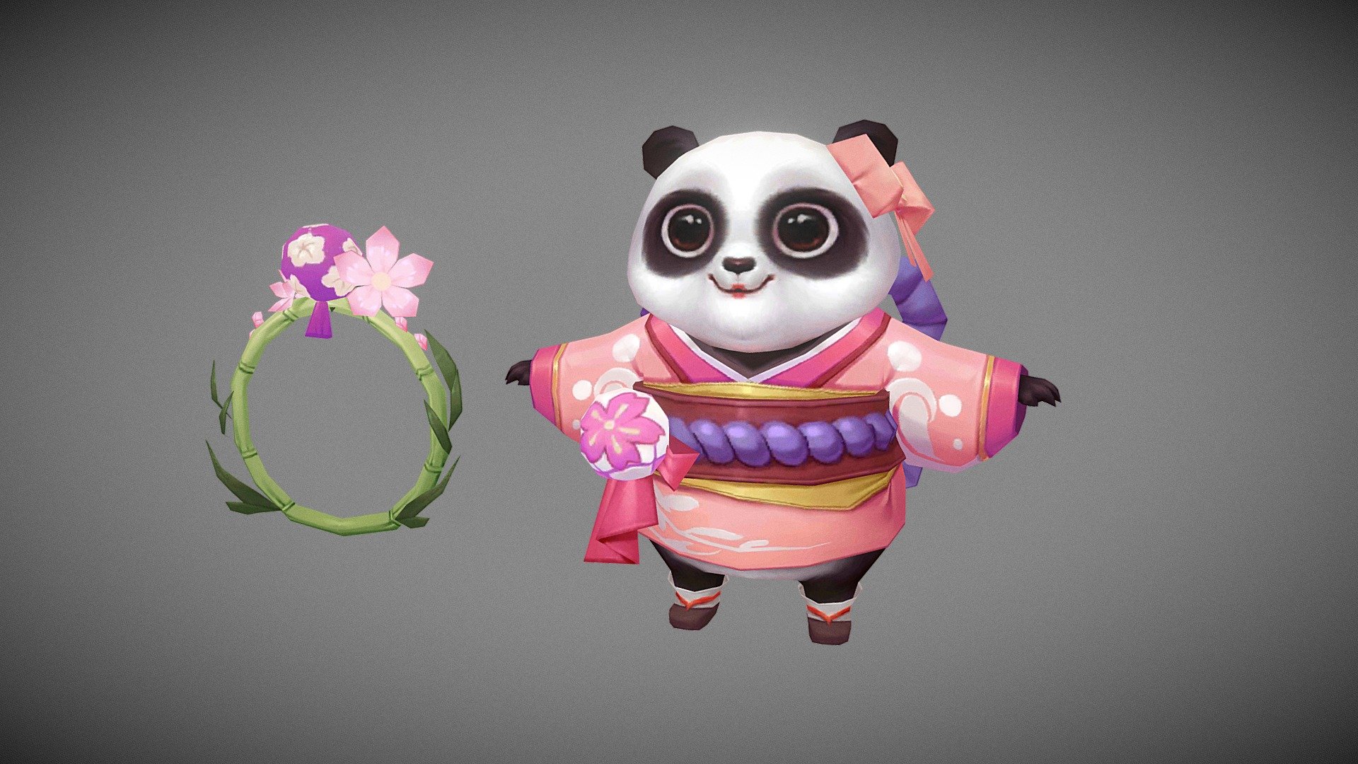 Cutie Lowpoly Panda - Download Free 3D model by Khyoocumber [cc9b64a ...