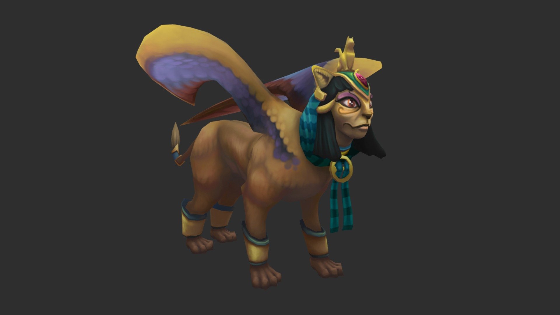 Runescape - Sphinx - 3D model by Damian Case (@damianc) [cc9c118 ...