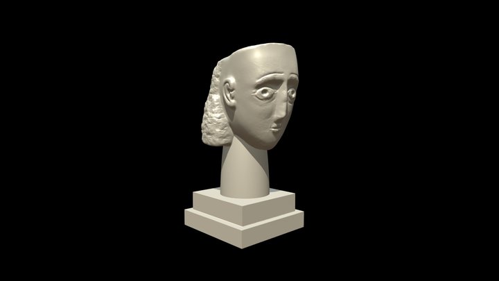 Head of a woman 3D Model