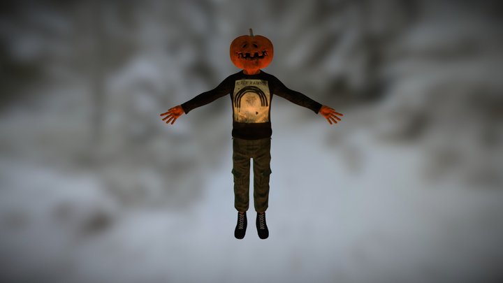 Ghastly Zombkin 3D Model