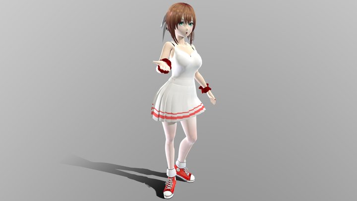 Charlie Rose - vRoid Model - Static Statue - 016 3D Model