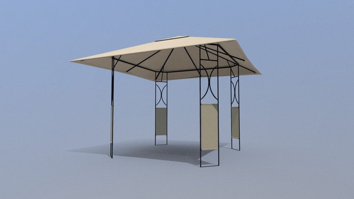 Pergola 3D Model