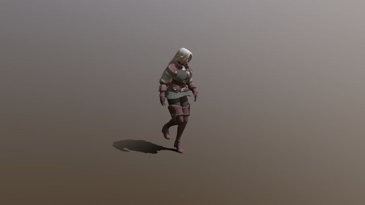 AZRI Model Animations: Idle, Walk, Run 3D Model