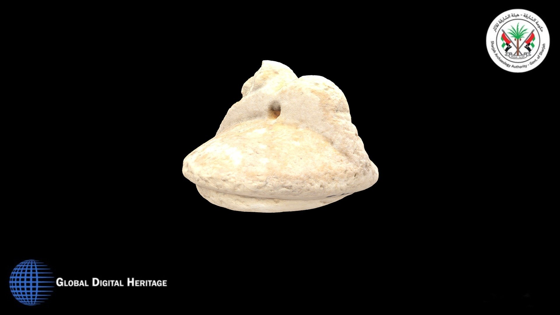 Stone lid, lion-shaped, Mleiha, Sharjah, UAE