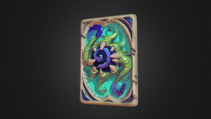 Yogg Saron's back card 3D Model