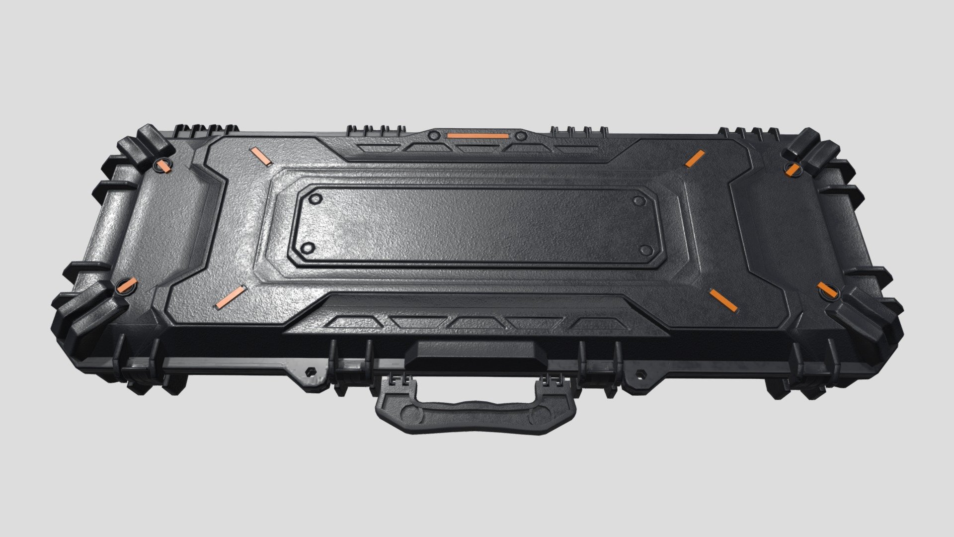 Sci-fi Military Case Low-poly 3D model