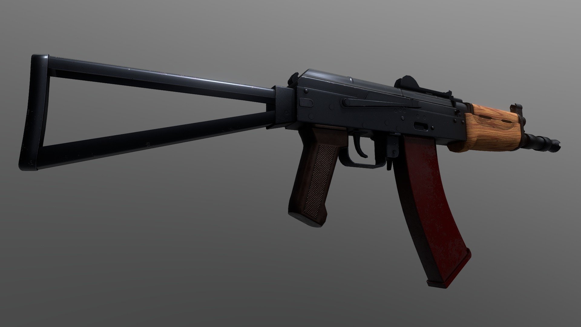 AKs-74u - Buy Royalty Free 3D model by OldRepublic [cca3009 ...