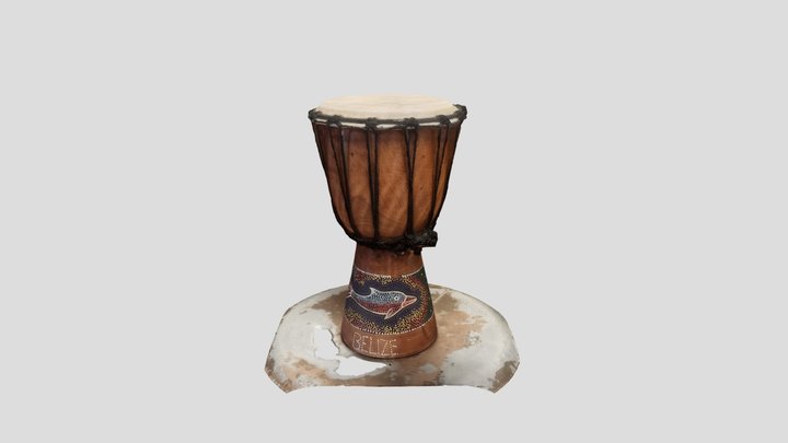 Belize drum 3D Model