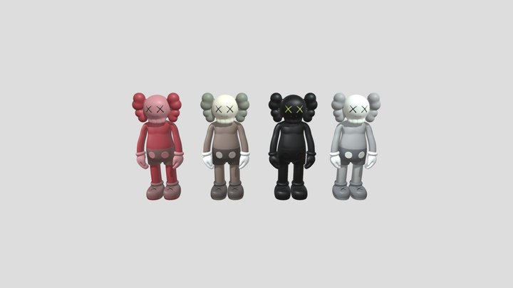 Modello 3D Giocattoli Kaws 03 - TurboSquid 1776811