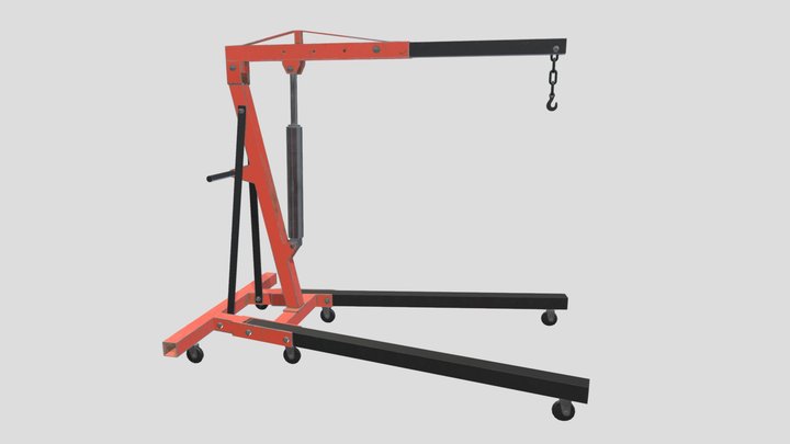 Engine Hoist - Engine Crane 3D Model