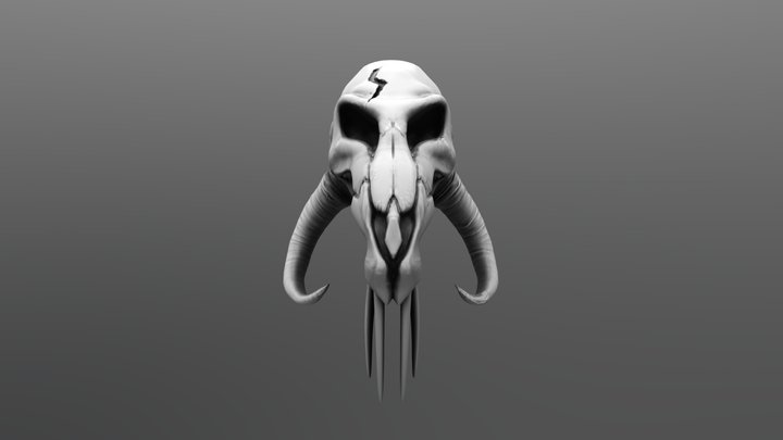Mythosaur Skull 3D Model