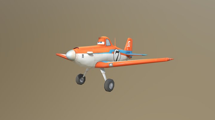 Dusty Racing 3D Model