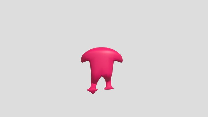 Pink demon 3D Model