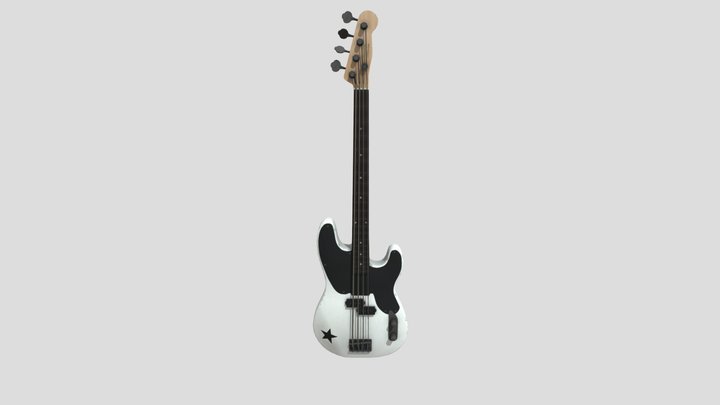 Bass Fender Precision - White