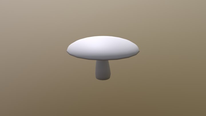Small Mushroom 3D Model
