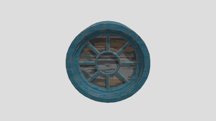 Round Window 3D Model