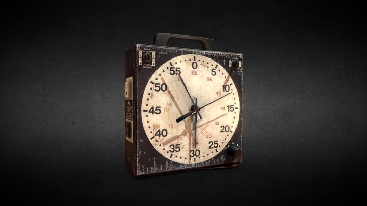 Darkroom Clock modified 3D Model