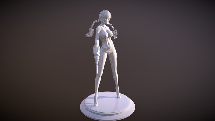 Pojaman Lady Base 3D Model