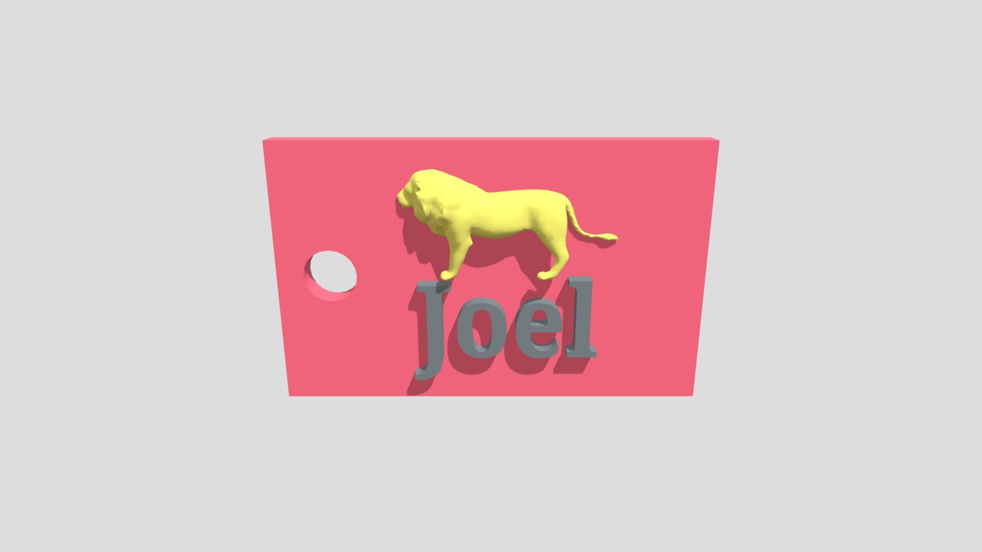 Joel Dash Keychain