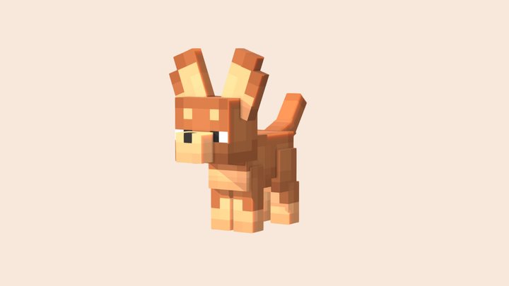Chihuahua - Custom Minecraft Model 3D Model