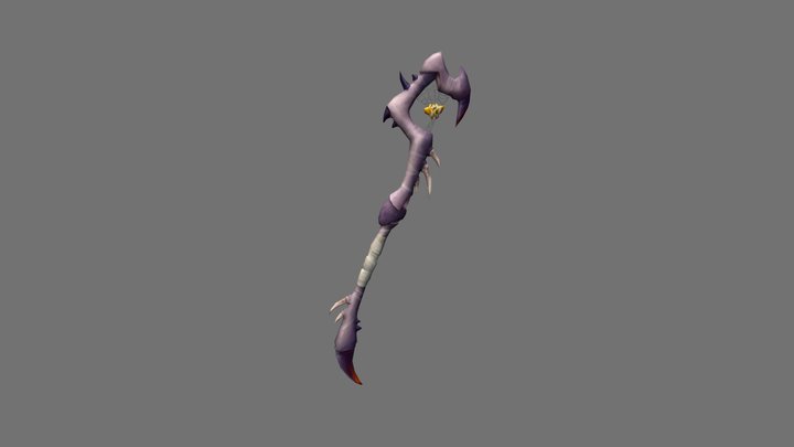 Nerubian Staff 3D Model