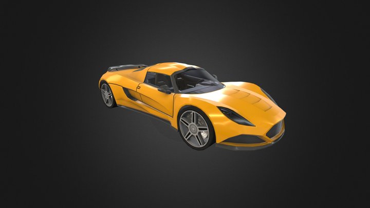 Fantastic Race Car 50 3D Model